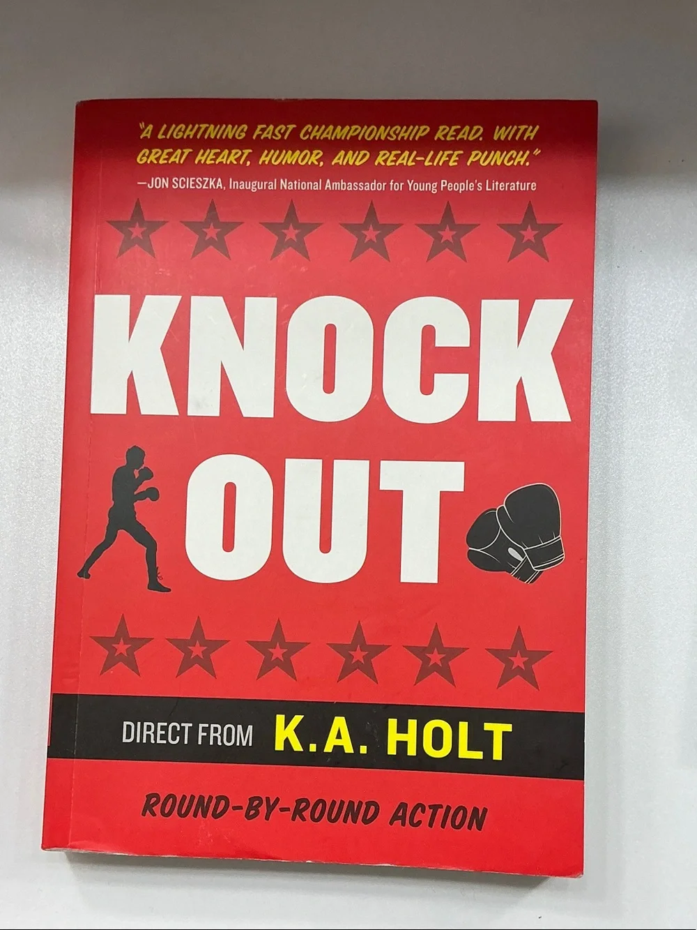 Knock Out by K.A. Holt - Red Cover
